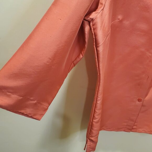 Style & Co. collection Bottom Shirt 100% silk - Picture 5 of 8